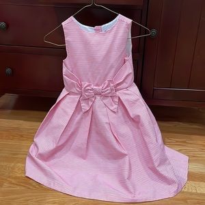 Spring Janie & Jack Pink Striped Girls Dress